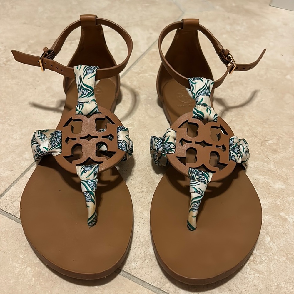 Tory Burch miller scarf sandal